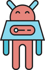 Cute Robot Icon
