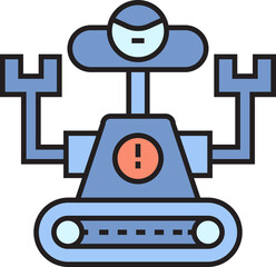 Cute Robot Icon
