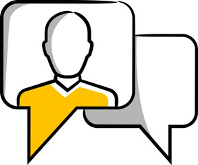 Message and User Icon
