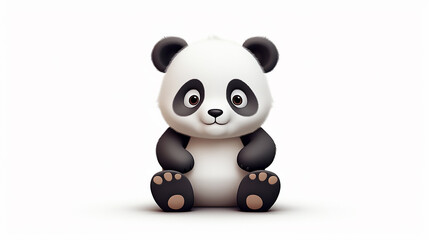 Cheerful Panda Character