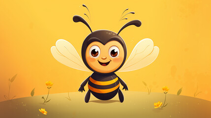 Obraz premium Tiny Bee Vector