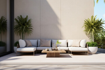 The design of an outdoor furniture