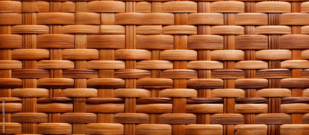 Poster rattan pattern seamlessly for texture and background