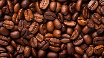 Fototapeta premium medium roasted coffee beans background