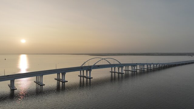 Bridge over sea