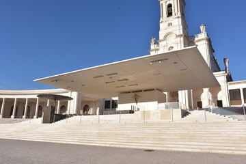 Sanctuary of Our Lady of Fatima - pilgrimage center in Portugal. - obrazy, fototapety, plakaty