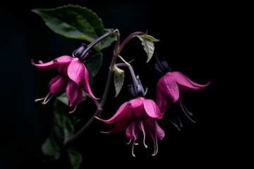 A poisonous plant commonly known as belladonna. Generative AI