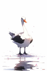 Stork Heron Crane swamp style niji 5