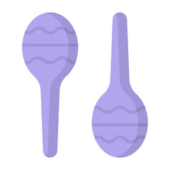 Maracas   Flat Icon