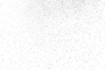 Obraz premium Distressed black texture. Dark grainy texture on white background. Dust overlay textured. Grain noise particles. Rusted white effect. Grunge design elements. Vector illustration, EPS 10.