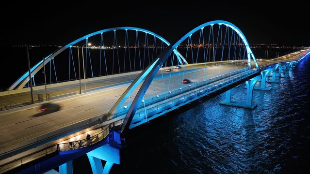 Gulf Breeze Bridge Pensacola Florida October 1 Night Shots 2023