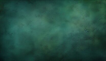 Green emerald grunge dark abstract background, in the style of textured canvas, textured surface, empty copy space for text, wall structure. generative AI