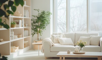 living room interior _Generative AI