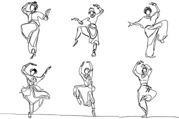 One-Line Drawing of African Dance: Celebrating Culture and Spirit