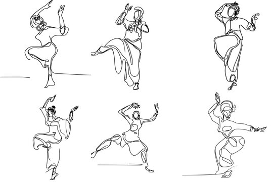 One-Line Drawing of African Dance: Celebrating Culture and Spirit
