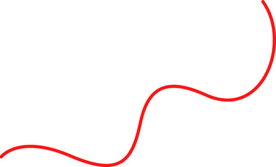 Red line thread vector
