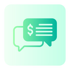 conversation gradient icon