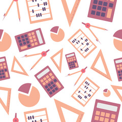 School Seamless Pattern