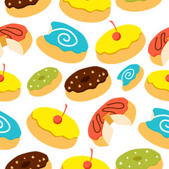 Donut Seamless Pattern