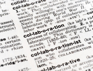 definition of the word collaboration
