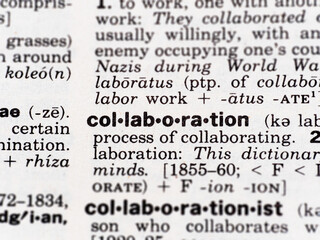 definition of the word collaboration