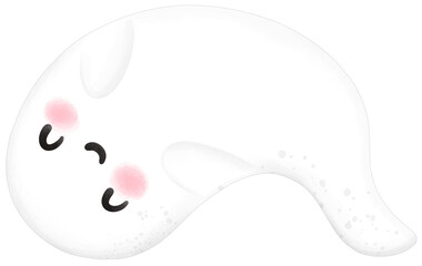 Halloween ghost watercolor