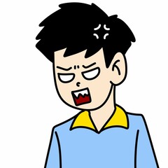 art illustration of cartoon man