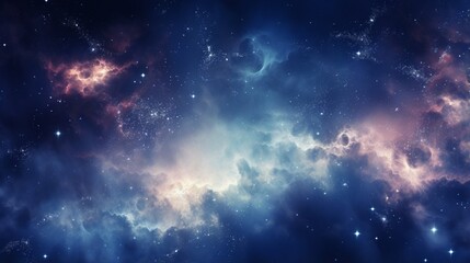 Galaxy, space sky. Stars and lights, fantasy background