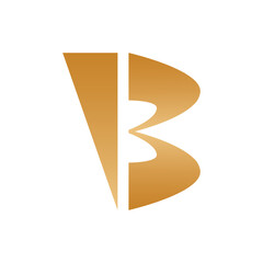 Monogram initial b letter mark logo design. Monogram design vector b logo. Monogram initial letter mark b logo. Design simple b monogram
