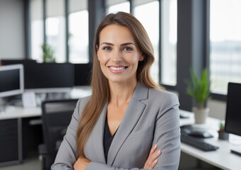 Obraz premium businesswoman in the office