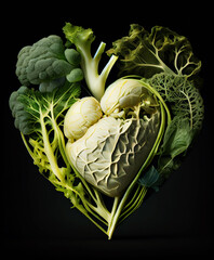 Heart of vegetables.