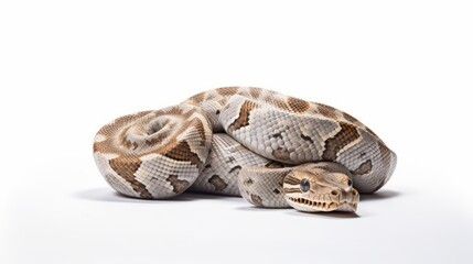 Obraz premium A python on a white background