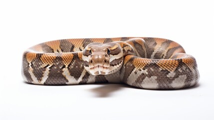 Fototapeta premium A python on a white background