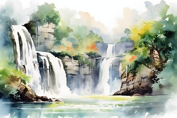 view watercolor art style