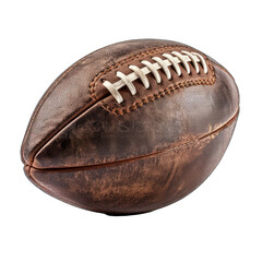 American football pigskin isolated on white