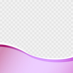 Vector purple wavy background template