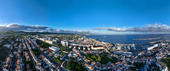 Aerial View - Ponta Delgada, Portugal