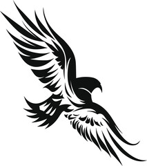 Eagle vector illustrations logo, t-shart design wallpaper  