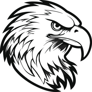 Eagle vector illustrations logo, t-shart design wallpaper  