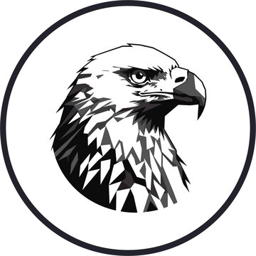 Eagle vector illustrations logo, t-shart design wallpaper  