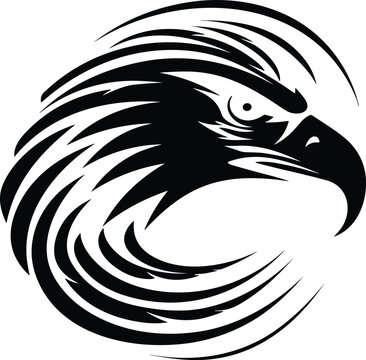 Eagle vector illustrations logo, t-shart design wallpaper  