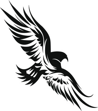 Eagle vector illustrations logo, t-shart design wallpaper  