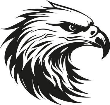 Eagle vector illustrations logo, t-shart design wallpaper  