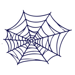 Spider Web hand drawn
