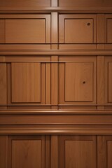 Luxury wood paneling background or texture. highly crafted classic  traditional wood paneling, with a frame pattern, often seen in courtrooms, premium hotels, and law offices, furniture