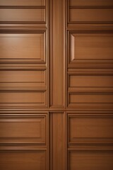 Luxury wood paneling background or texture. highly crafted classic  traditional wood paneling, with a frame pattern, often seen in courtrooms, premium hotels, and law offices, design
