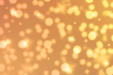 Abstract gold bokeh with texture background