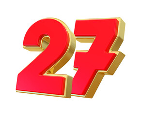 Red Number 27