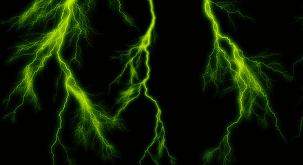 Green lightning