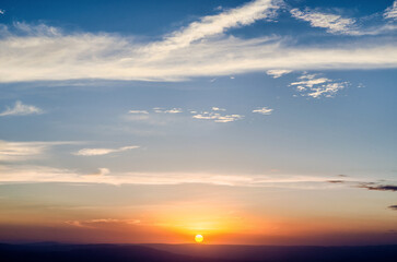 Beautiful sunset over the rift valley - 2.